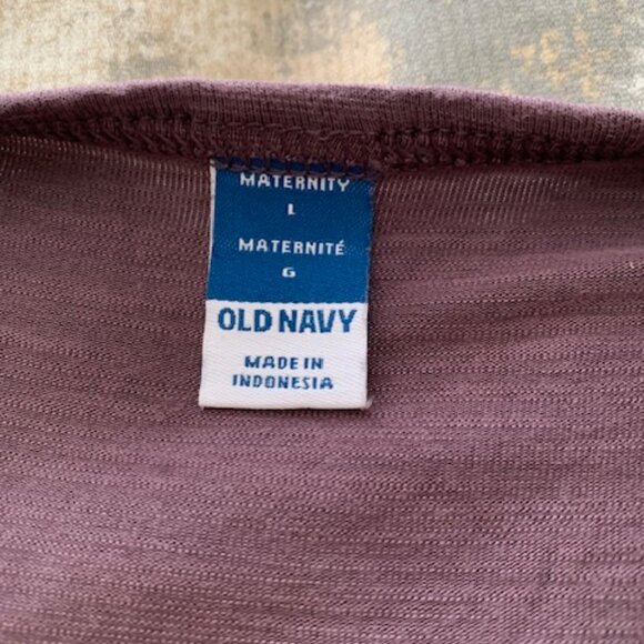 H&M Light Purple Maternity Top, Size Large - Picture 2 of 2